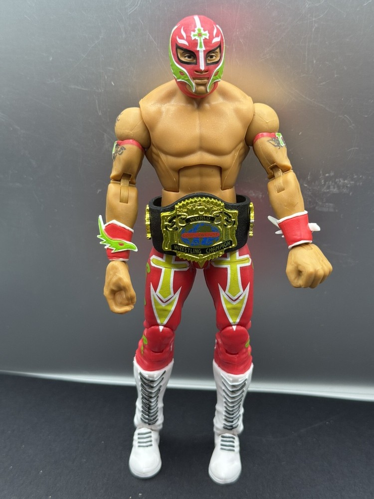 WWE Rey Mysterio Mattel Elite Action Figure Wrestling Series 100 WCW