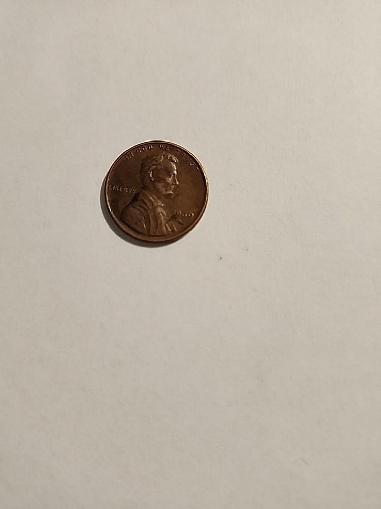 1969 D Lincoln Memorial Penny 1 Cent Coin  