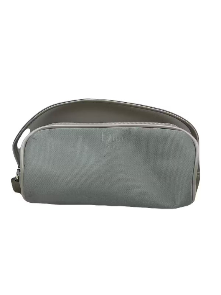 Dior Blue Nylon Makeup Bag Preowned TC129-2