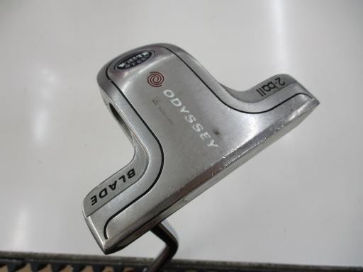 Odyssey White Steel 2 Ball Blade Putter 35 Inch Golf Club