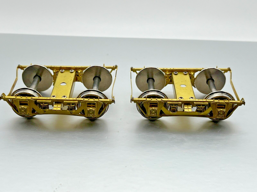 O Scale Brass Passenger Trucks - NOS