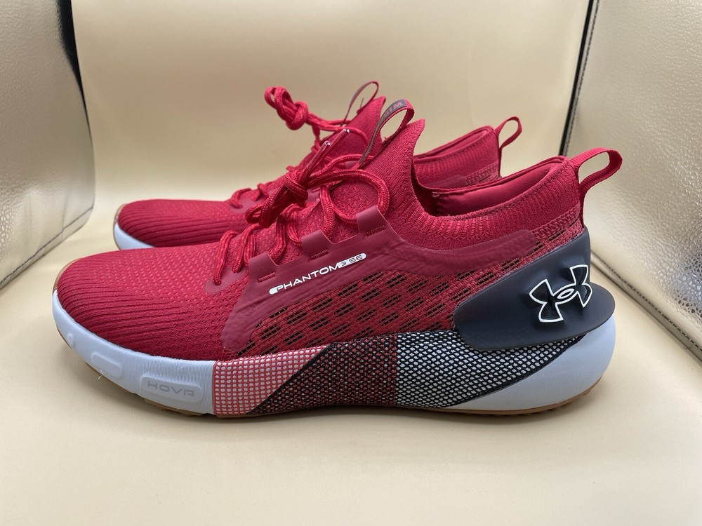 Sz 11 Men Under Armour HOVR Phantom 3 SE University of Wisconsin Trainers Shoes