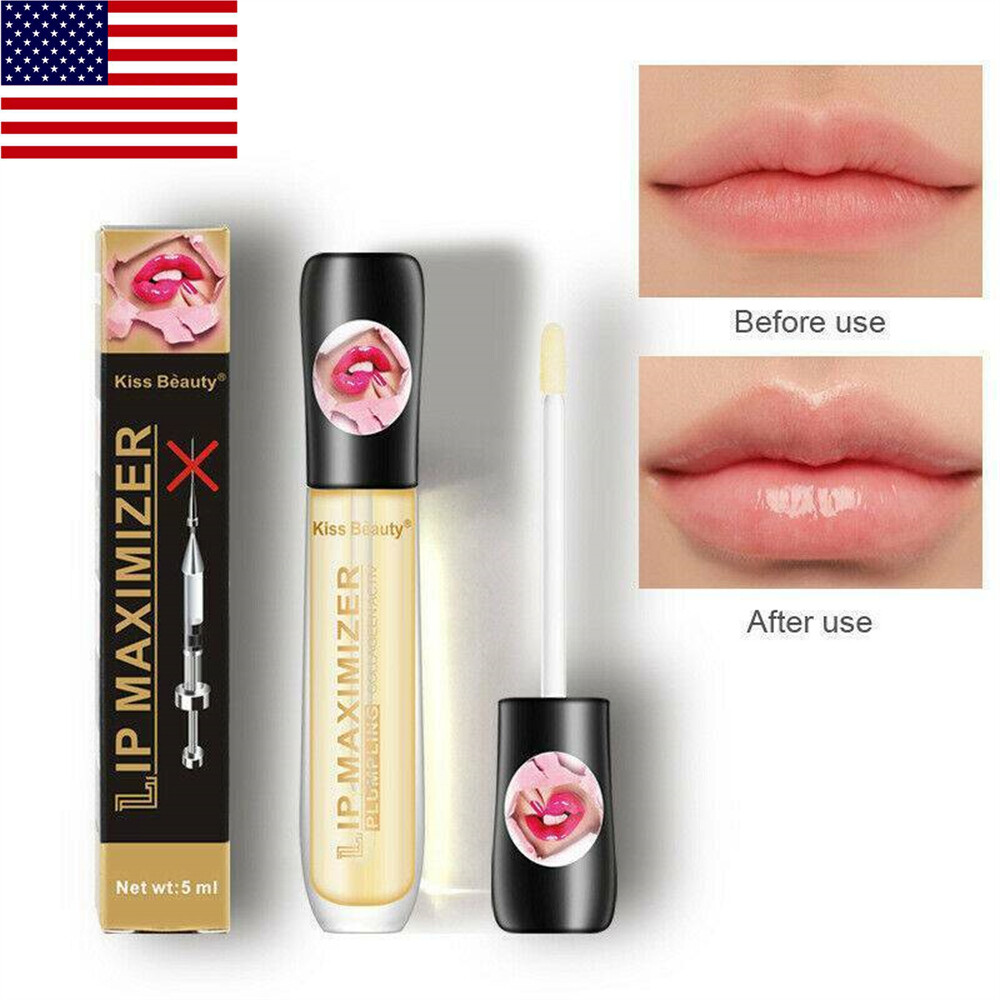 Lip Plumper Extreme Lip Gloss Maximizer Plump Volume Bigger Lip Moisturizing US