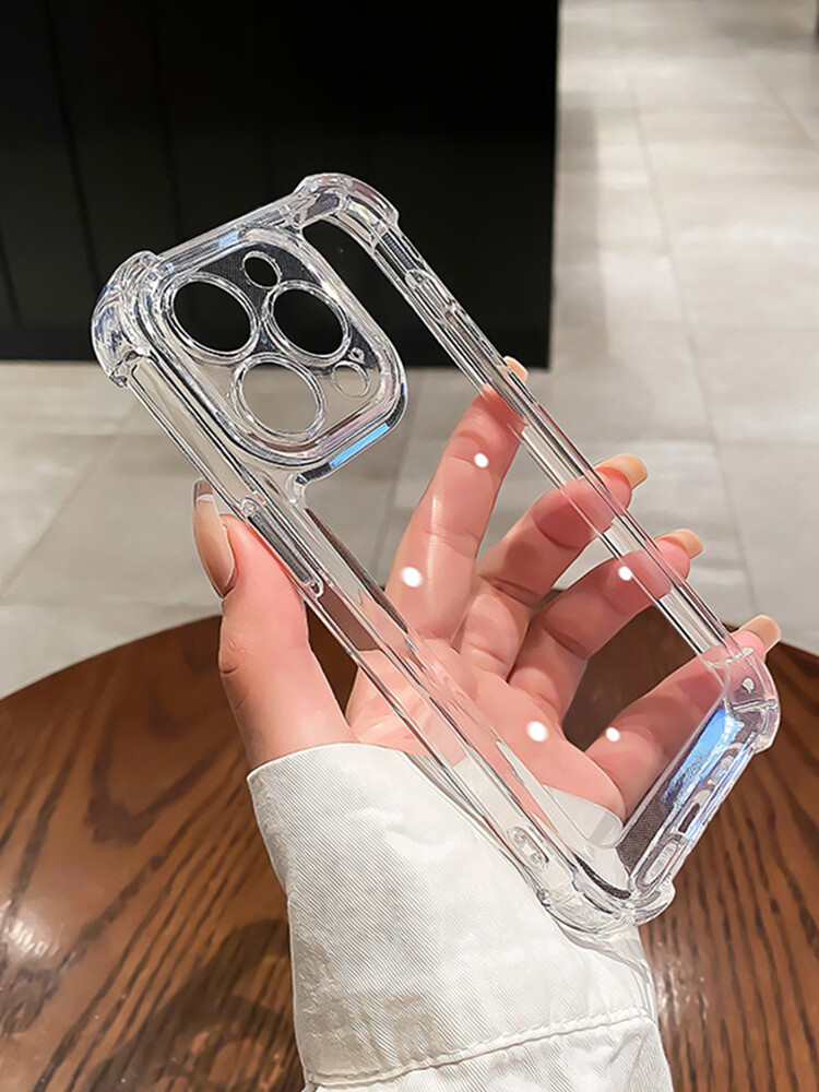 Clear Case for iPhone 14 15/Plus /Pro/Pro Max Shockproof Phone Cover Portable
