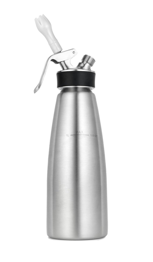 Cream Profi Whip (1 Quart),Stainless Steel Professional Whipped Cream Dispenser