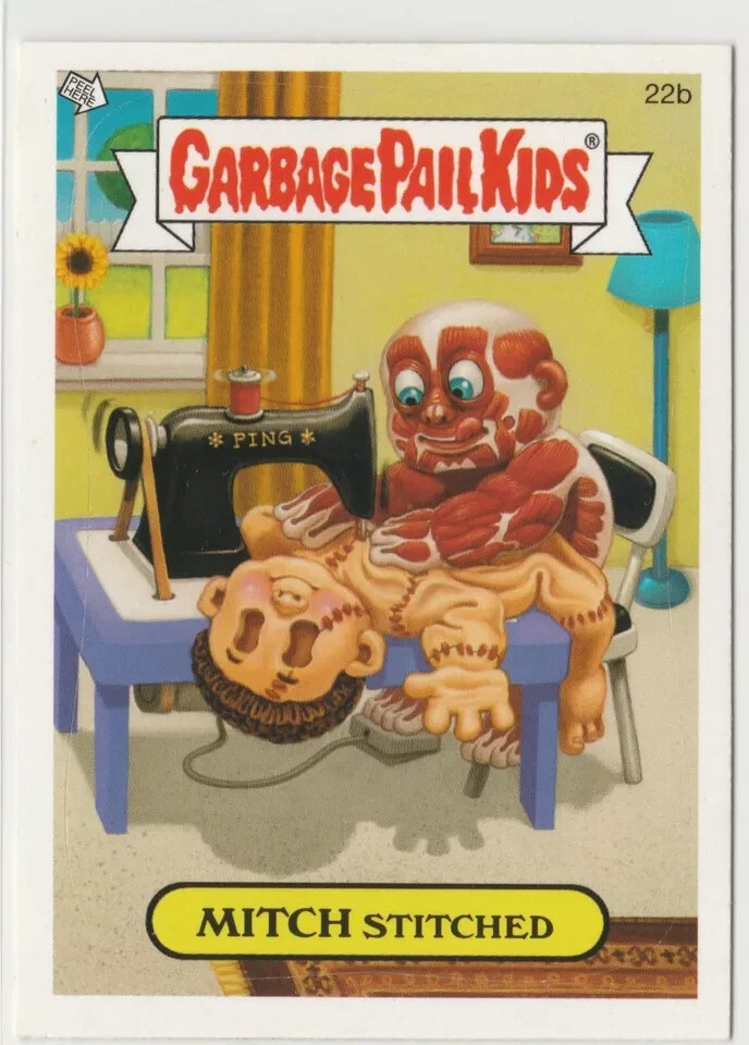 Mitch Stitched #22b Garbage Pail Kids GPK 2007 ANS6 All-New Series 6