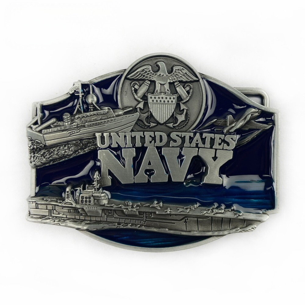 Western Cowboy Belt Buckle Men & Women USA Rodeo Military Wear America US Navy