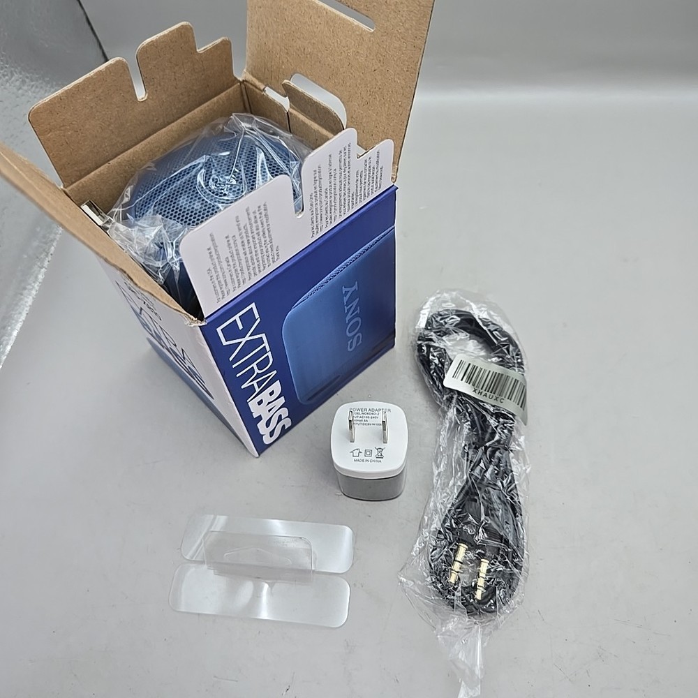 Sony SRS-XB10 Extra Bass Bluetooth Speaker in Blue with Aux Port - Brand New