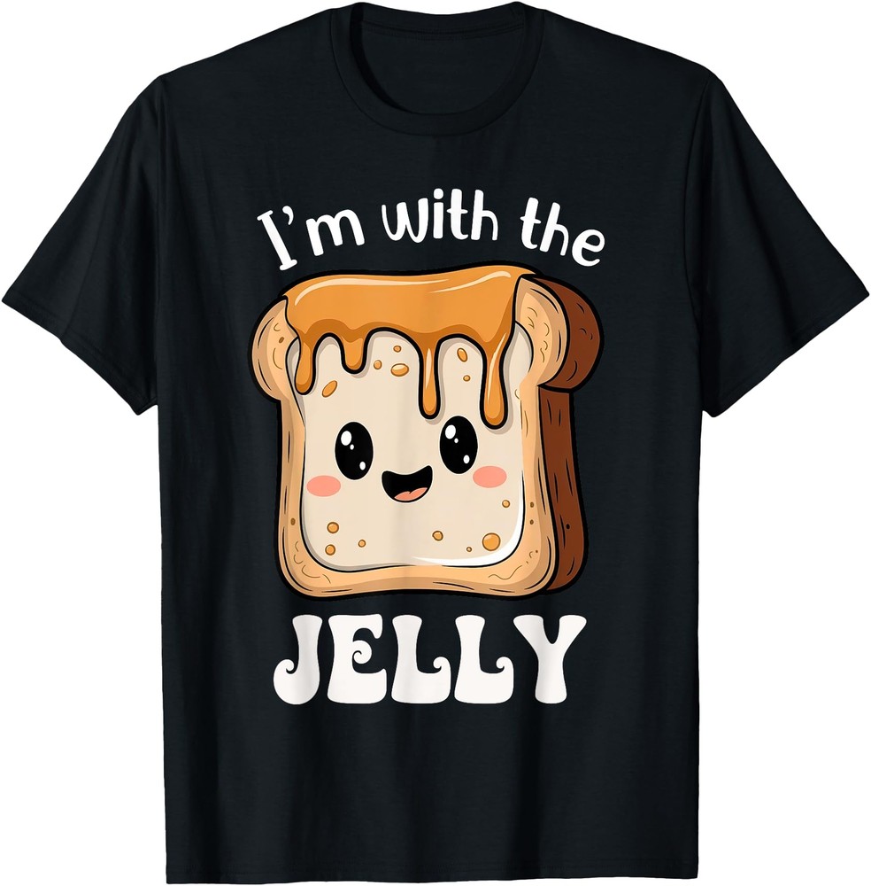 I39m With The Jelly amp Peanut Butter Matching Couple Halloween T Shirt Men