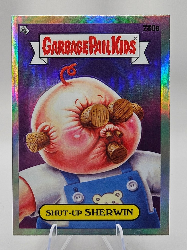 2024 Topps Chrome Garbage Pail Kids Series 7 - Refractor #280a Shut-Up Sherwin