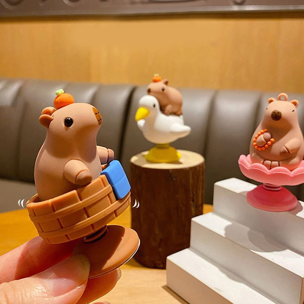 1pc Car Capybara Figurines Decorations Dashboard Sculpture Animal Ornament
