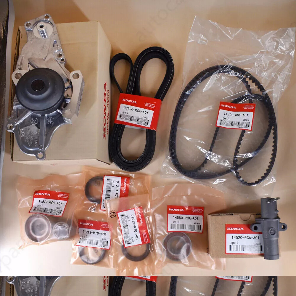 OEM Genuine Timing Belt Kit with Water Pump for Accord Odyssey V6 19200-RDV-J01