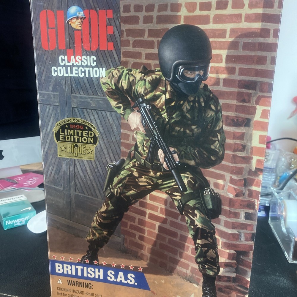 Vintage 12in Hasbro GI Joe British SAS Limited Edition 1996 Action Figure