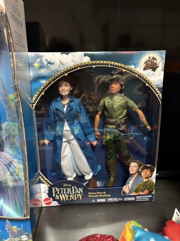 Disney Movie Live Action Peter Pan & Wendy Darling Toy Gift Set Mattel HNY36 New