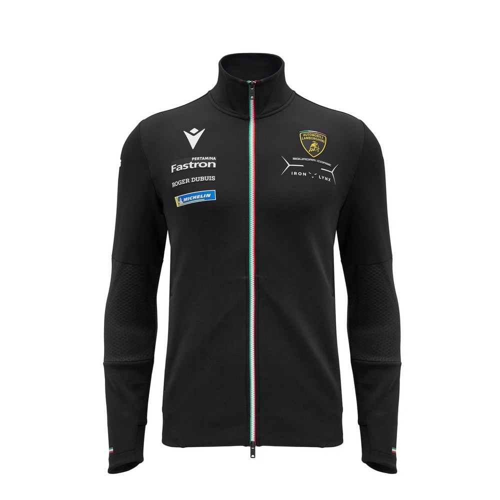Lamborghini Squadra Corse Iron Lynx Full Zip Men Sweatshirt