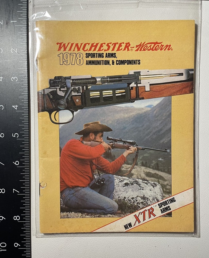 VINTAGE 1978 WINCHESTER WESTERN SPORTING ARMS INCLUDE XTR & AMMO CATALOG 47 PG