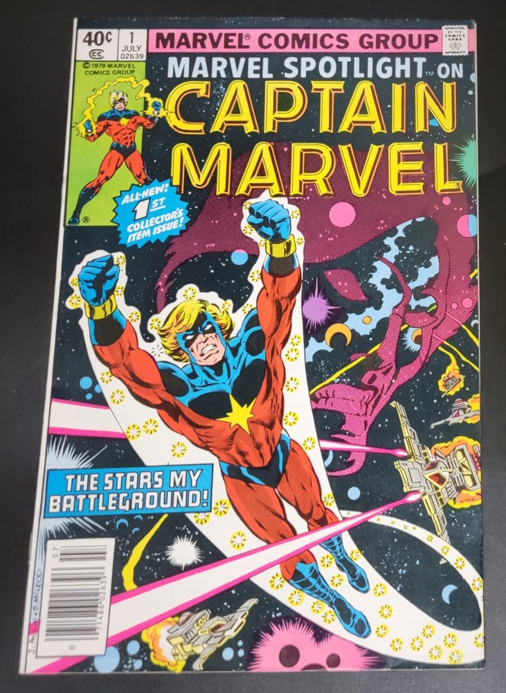Marvel Spotlight (1979) #1 Captain Marvel Pat Broderick Art Doug Moench VF+