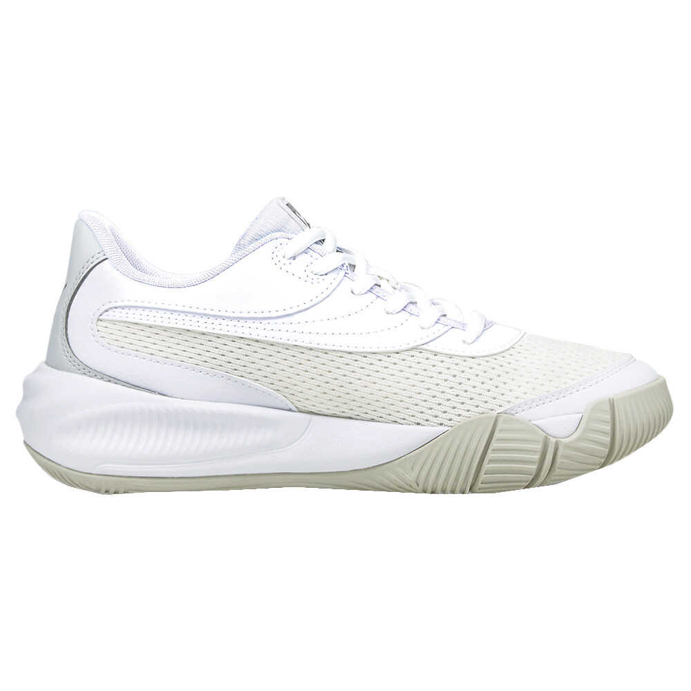 Puma Triple Basketball  Youth Boys White Sneakers Athletic Shoes 195218-06