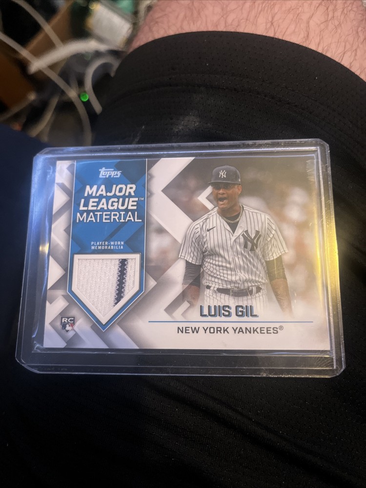 2022 Topps Series 2 - Major League Materials #MLM-LG Luis Gil (MEM, RC)