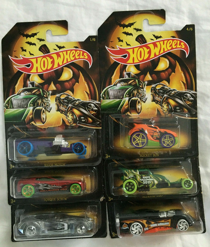 2019 Hot Wheels Halloween 6 Car Set Limited Time Diecast Exclusive-image