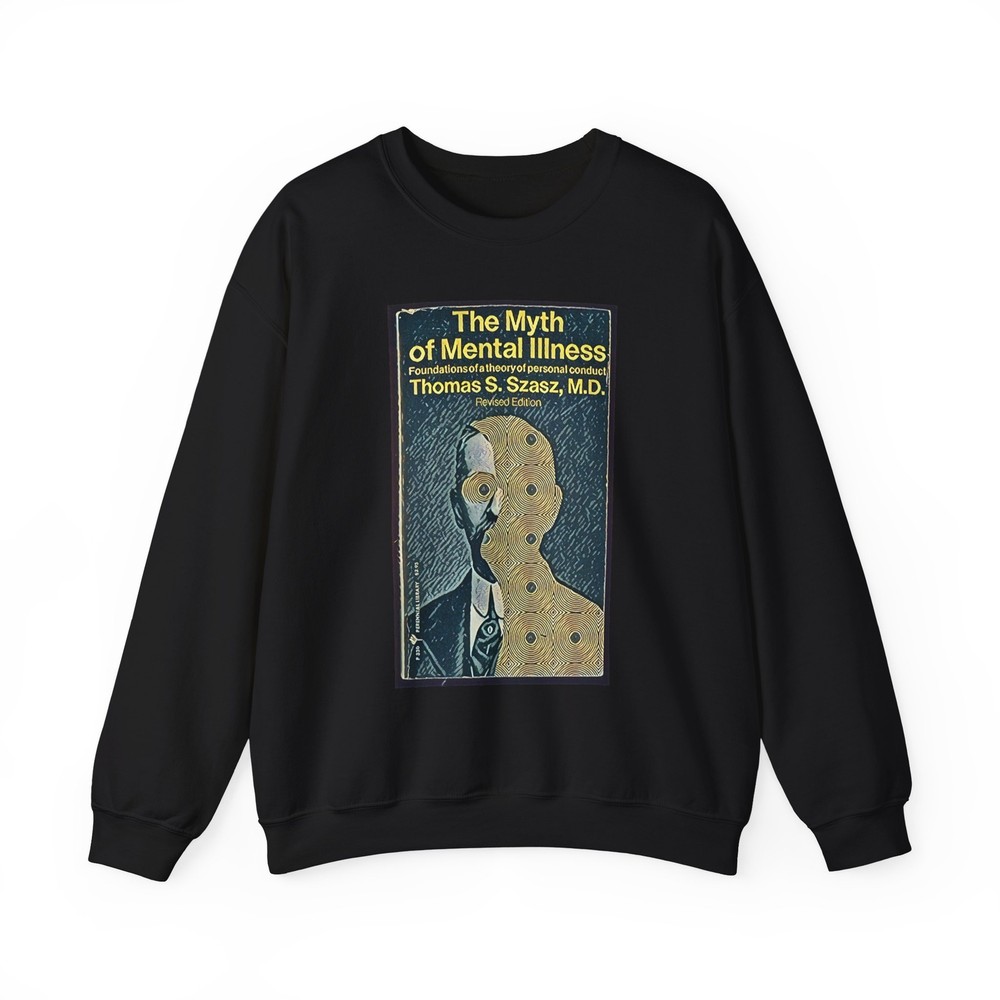 The Myth of Mental Illness Graphic Print Unisex Heavy Blend™ Crewneck Sweatshirt