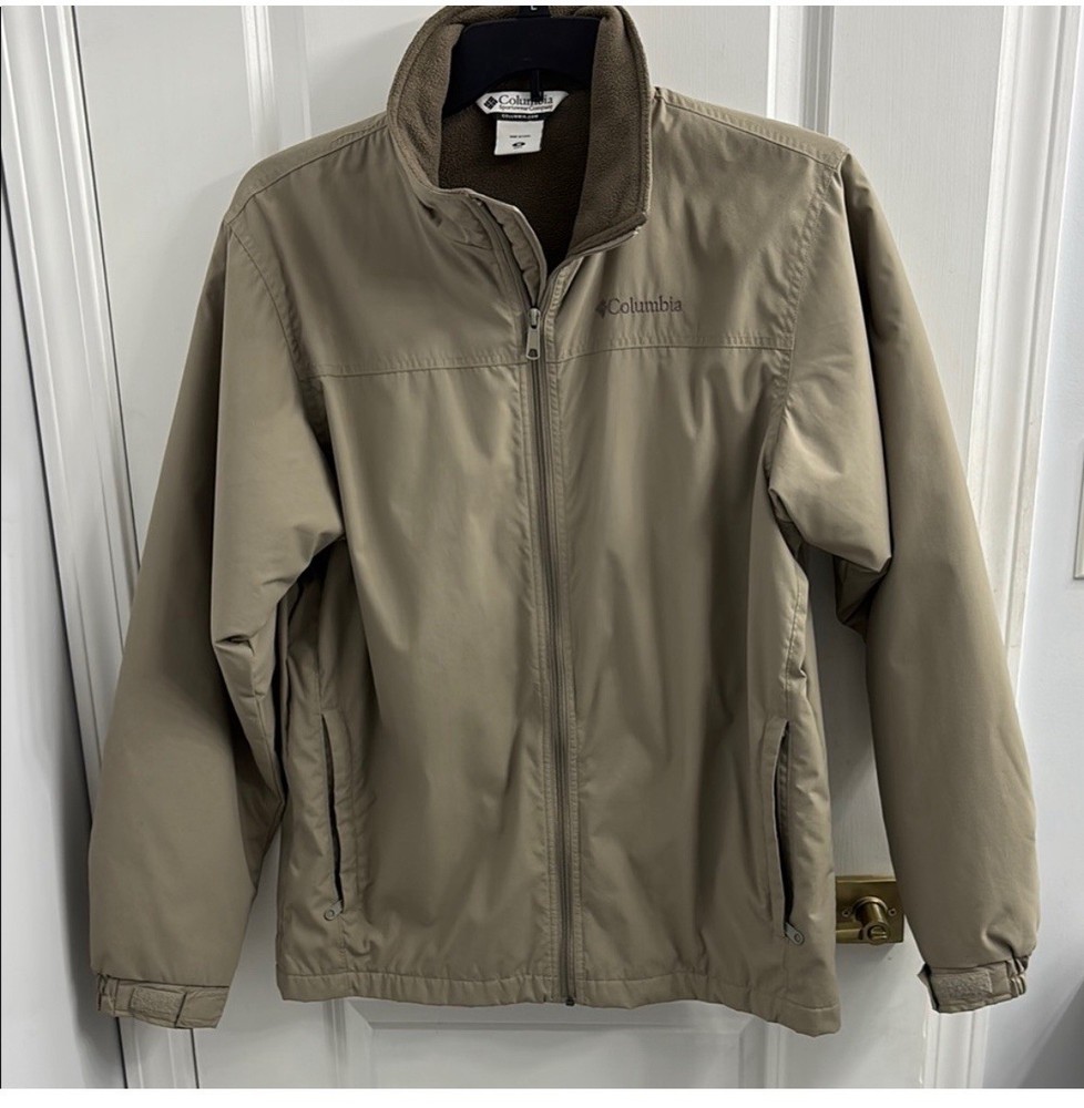 Men's Columbia Lightweight Full Zip Jacket Medium with Pockets