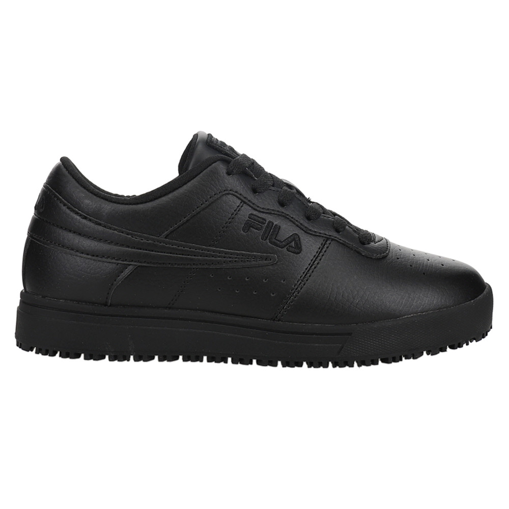 Fila Vulc 13 Low Slip Resistant Womens Black Safety Work Shoes 5LM00665-00