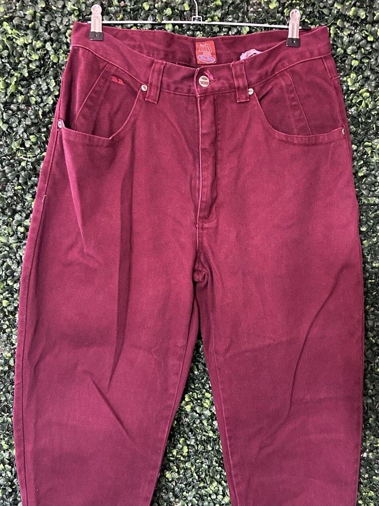RARE jxb jeans Surf Brand VTG Pants Size 32x32 Magenta Y2K Baggy Skate Cali