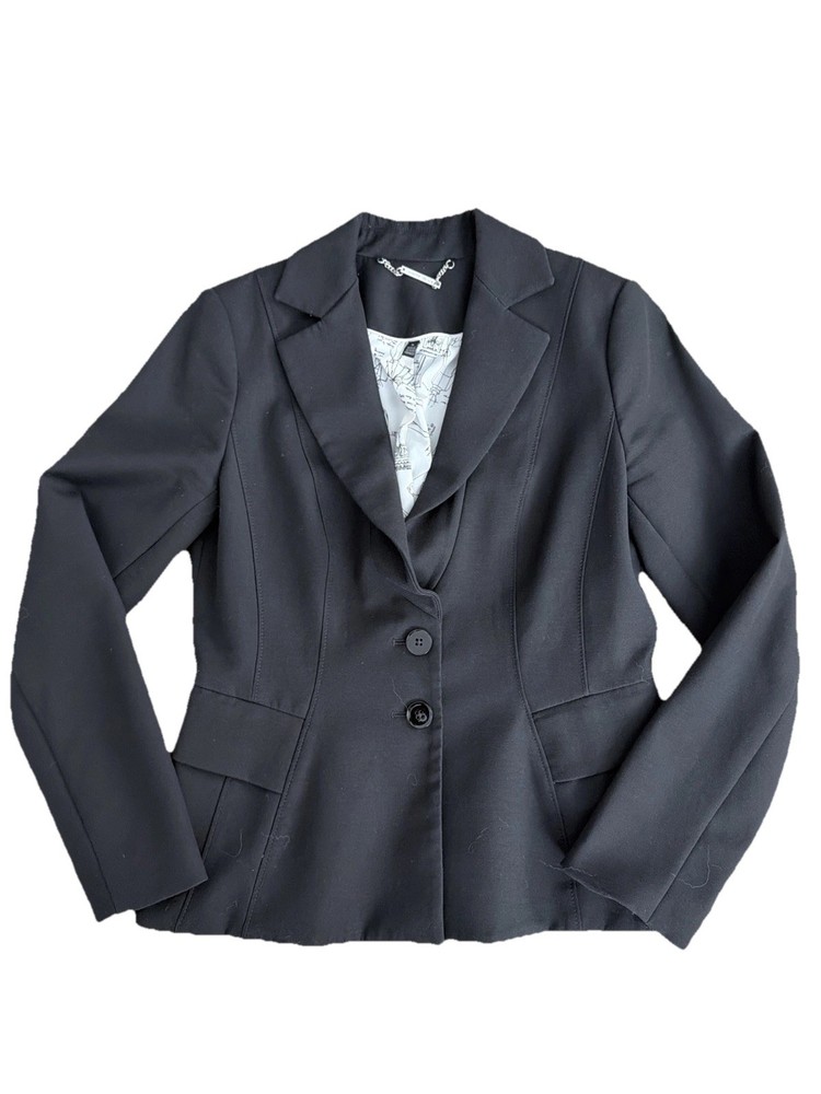 White House Black Market Women’s Luxe Stretch Signature Black Blazer Size 8