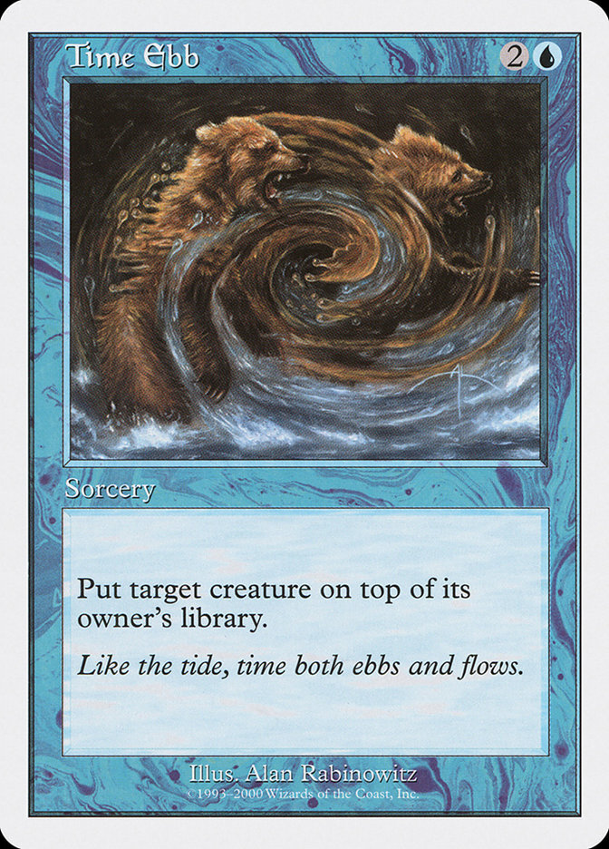 MTG Time Ebb 19/20 Starter 2000 LP Magic the Gathering Card