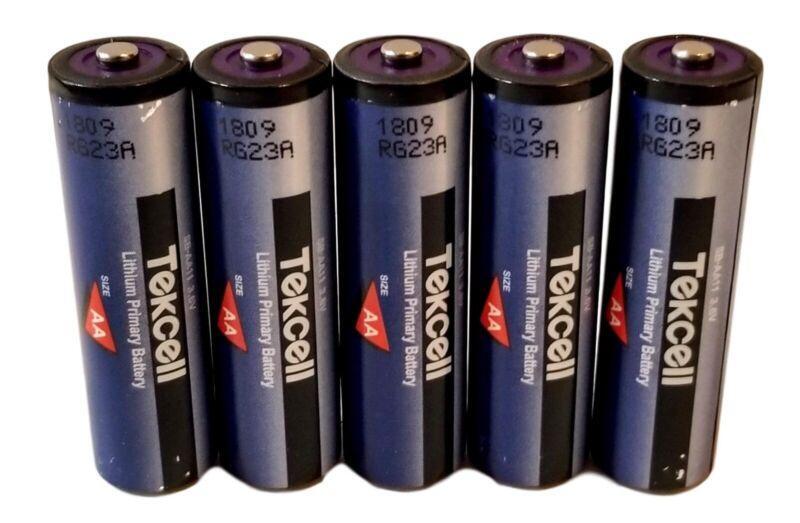 5pcs SB-AA11 3.6V AA 14500 Li-ion Battery 2400 mah Non-rechargeable New