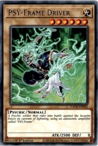 PSY-Frame Driver TOCH-EN025 1st Ed Rare Lightly Played Yugioh Card