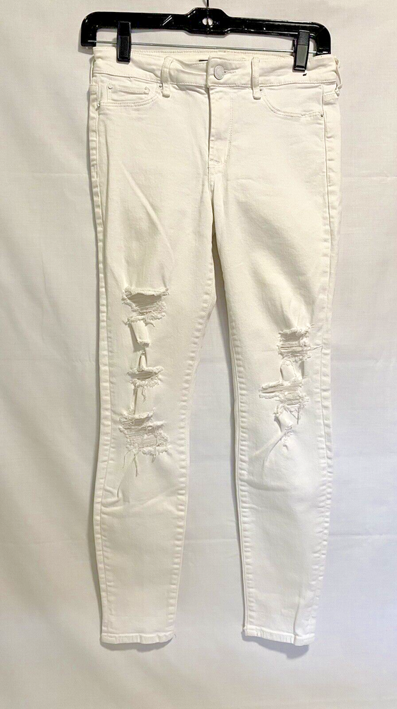 Abercrombie & Fitch Signature Skinny Jeans for Women 25x28 Distressed Denim  