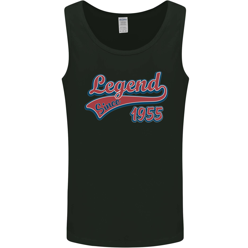 Legend Since 70th Birthday 1955 Mens Vest Tank Top