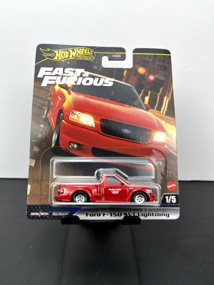2024 Hot Wheels Premium Fast & Furious Ford F-150 SVT Lightning Red Edition