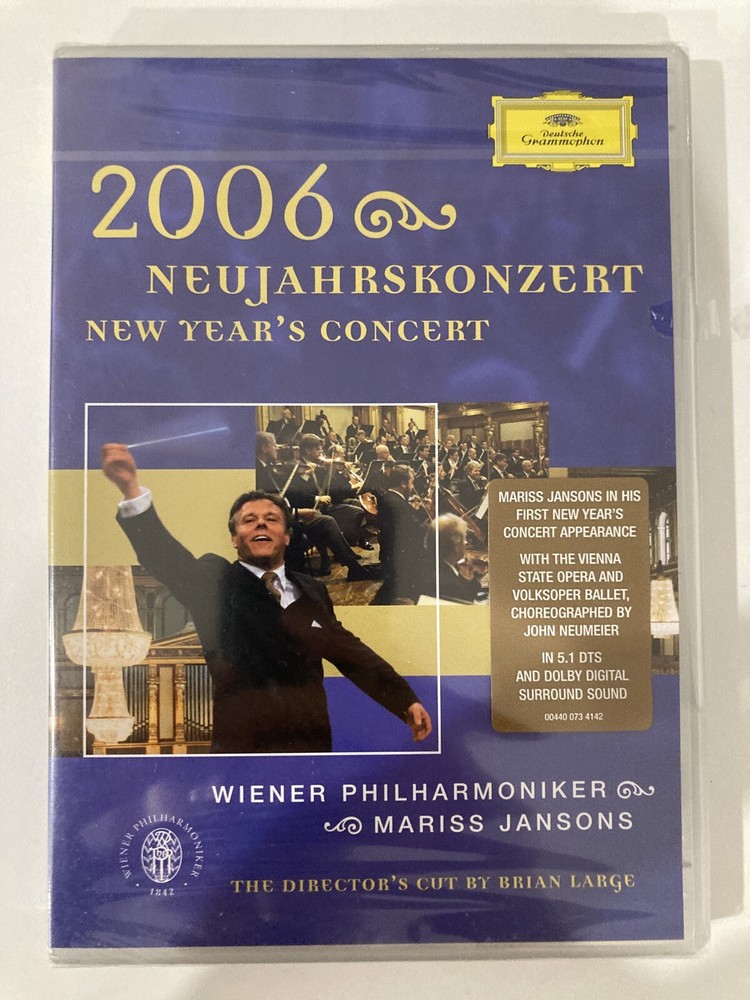 Mariss Jansons 2006 New Year Concert Vienna Philharmonic DVD New-image
