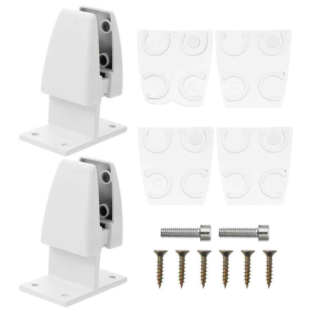 2-Pack Desktop Monitor Stand Countertop Bezel Clips for Office Partition Organization