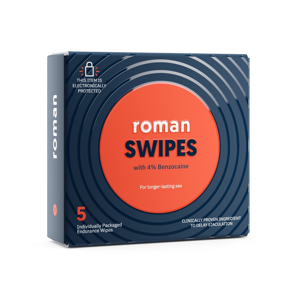 Ro Swipes | Fast-Acting, Convenient, Over-The-Counter 5 Count (Pack of 1)