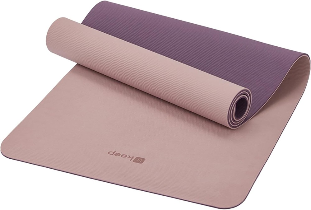 Non-slip 72x24 Double-Color Hot Yoga Mat for Women - Extra Grip Exercise Mat