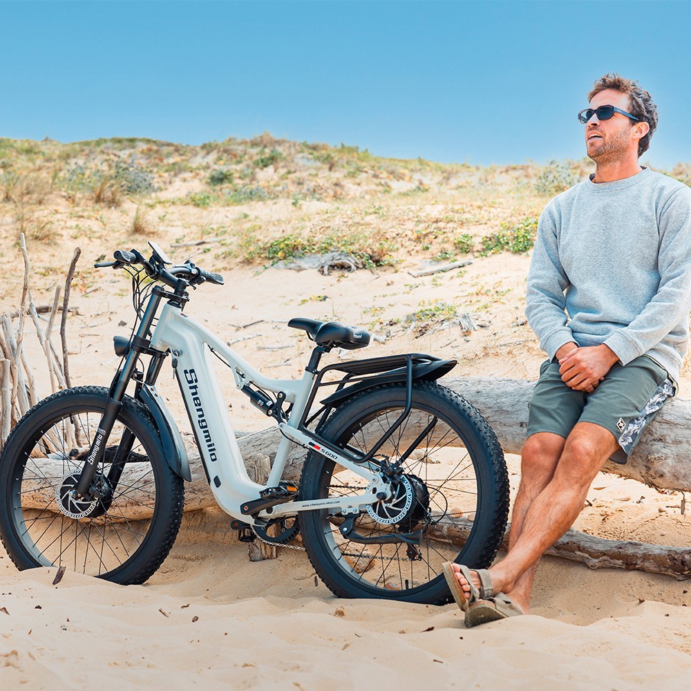 Shengmilo S600 26 Inch Fat Tire 500W Electric Bike with Dual Springs