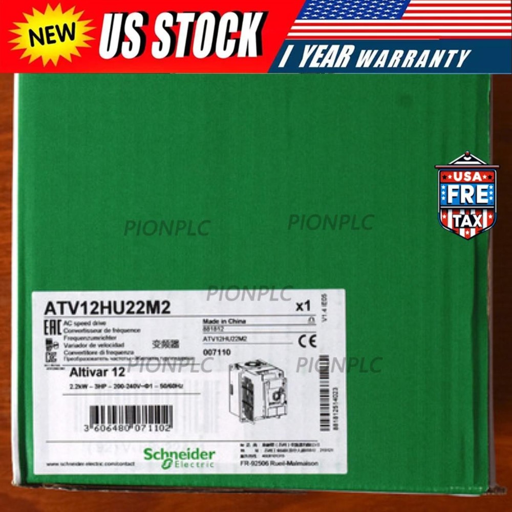 1PC New Schneider ATV12HU22M2 Inverter PLC Module Fast Shipping In Box
