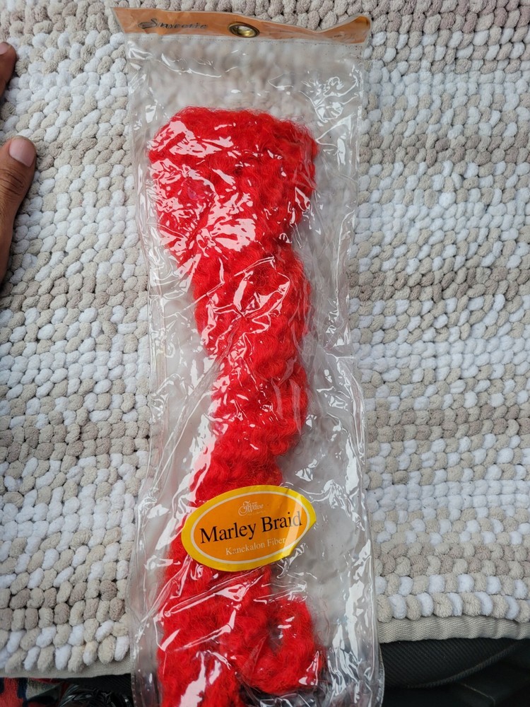 Sweetie Marley Braid  Kanekalon Fiber  Red