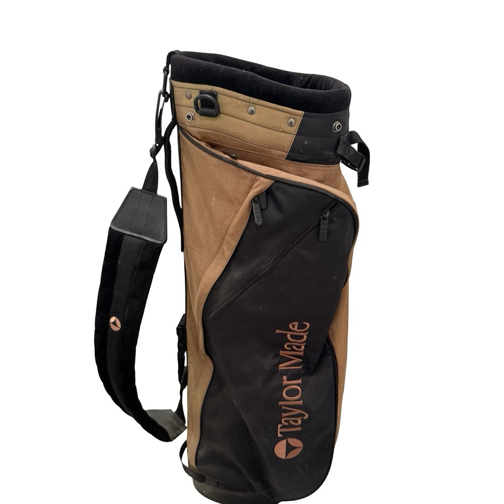 TaylorMade Burner Bubble Tour Golf Bag Brown VTG Vintage Rare Taylor Made READ