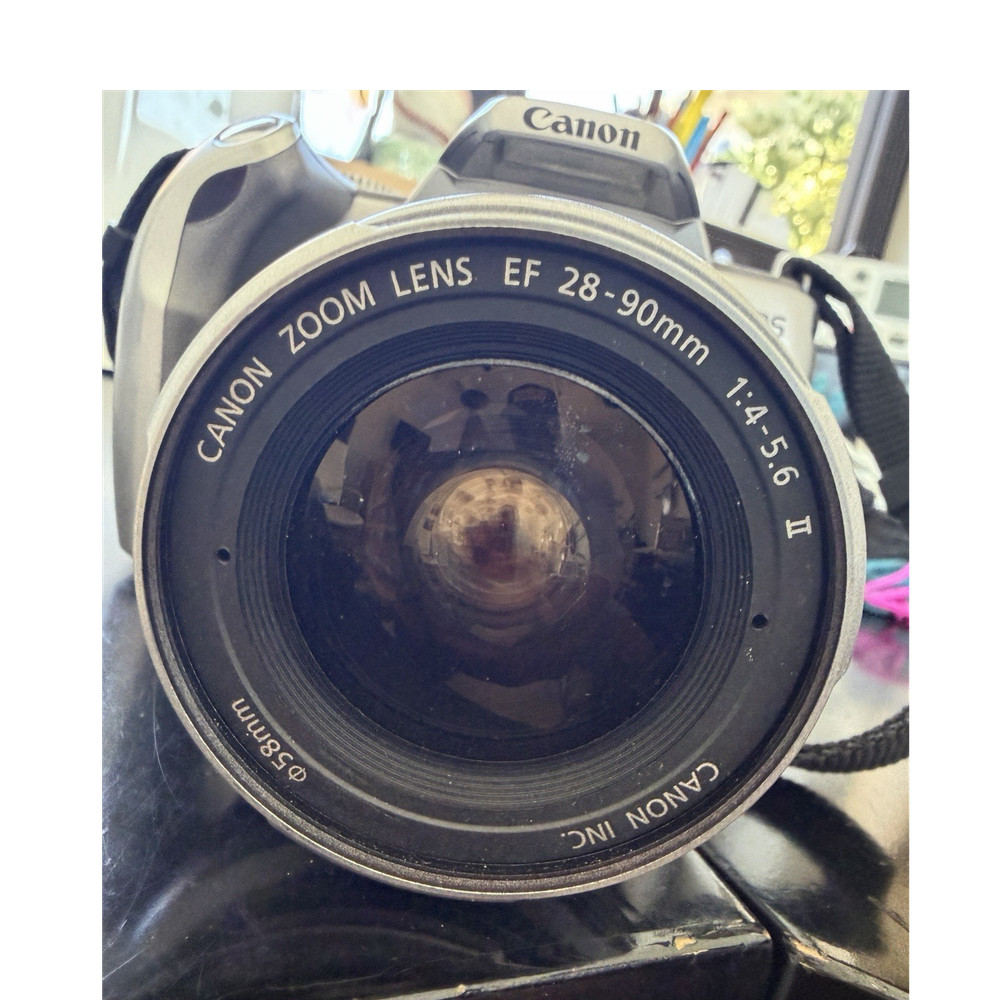 Canon EOS Rebel Ti 35mm SLR Film Camera w/ EF 28-90mm Lens, Auto & Manual Focus