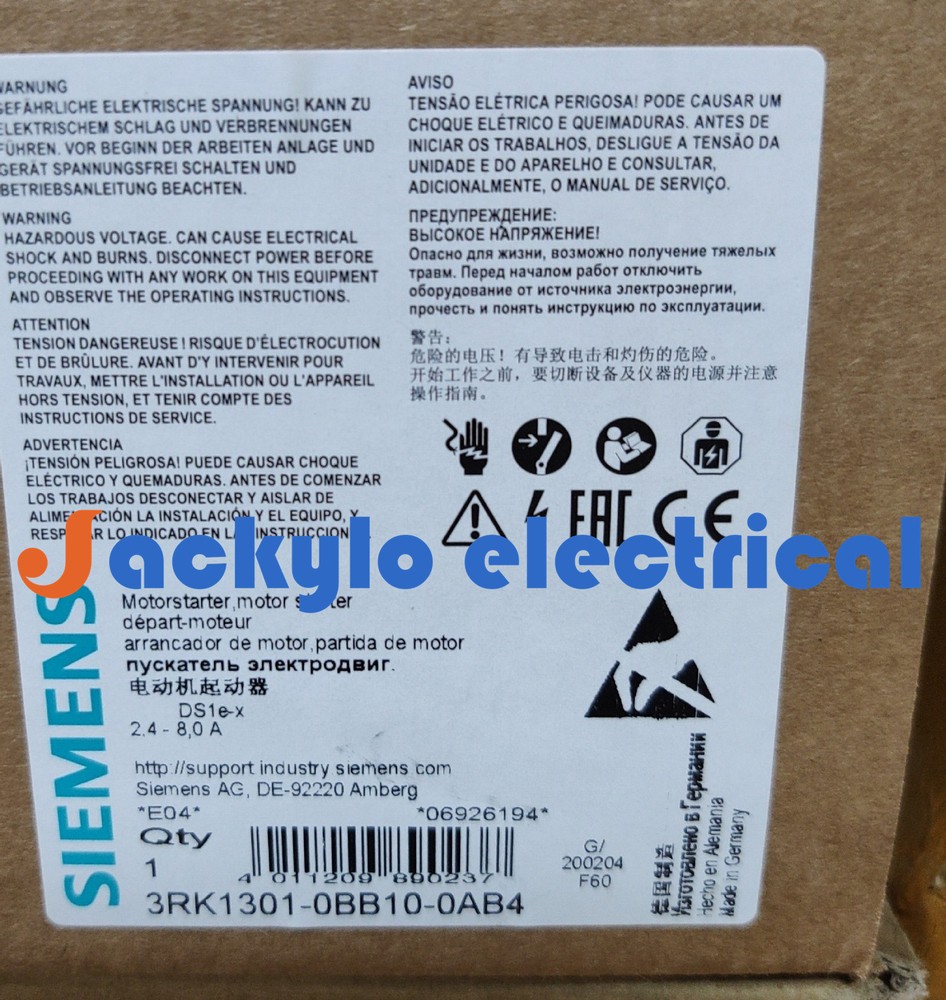 1PC New SIEMENS 3RK1301-0BB10-0AB4 3RK1 301-0BB10-0AB4 1-Year Warranty !