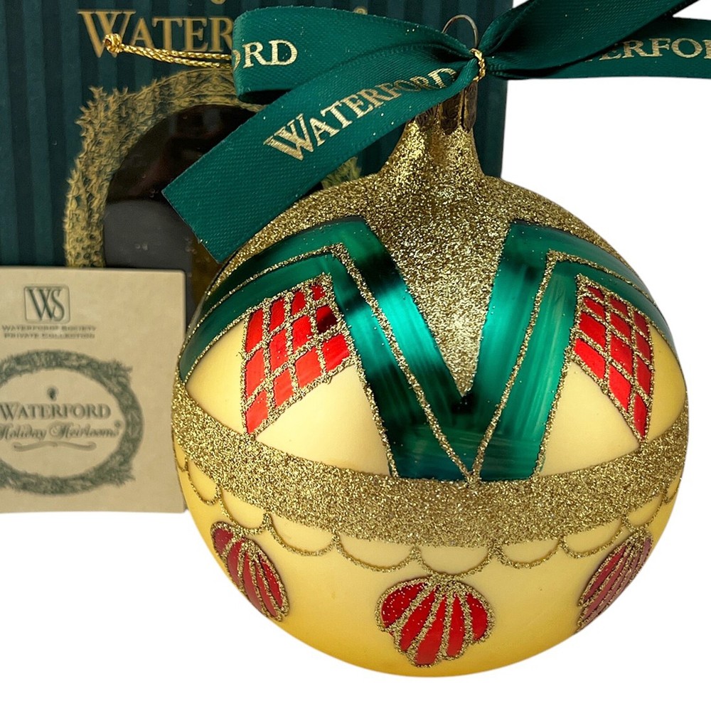 Waterford Crystal Samuel Miller Ball Ornament 4 Inch Holiday Heirloom