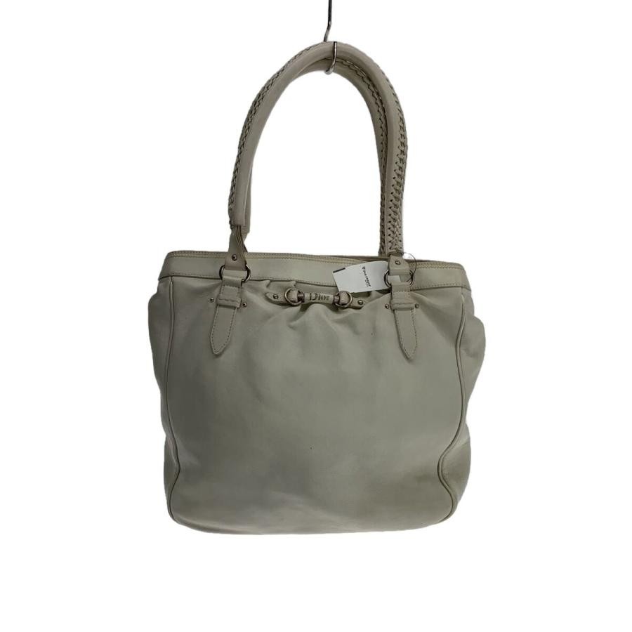 Christian Dior◆Tote bag/leather/white from Japan