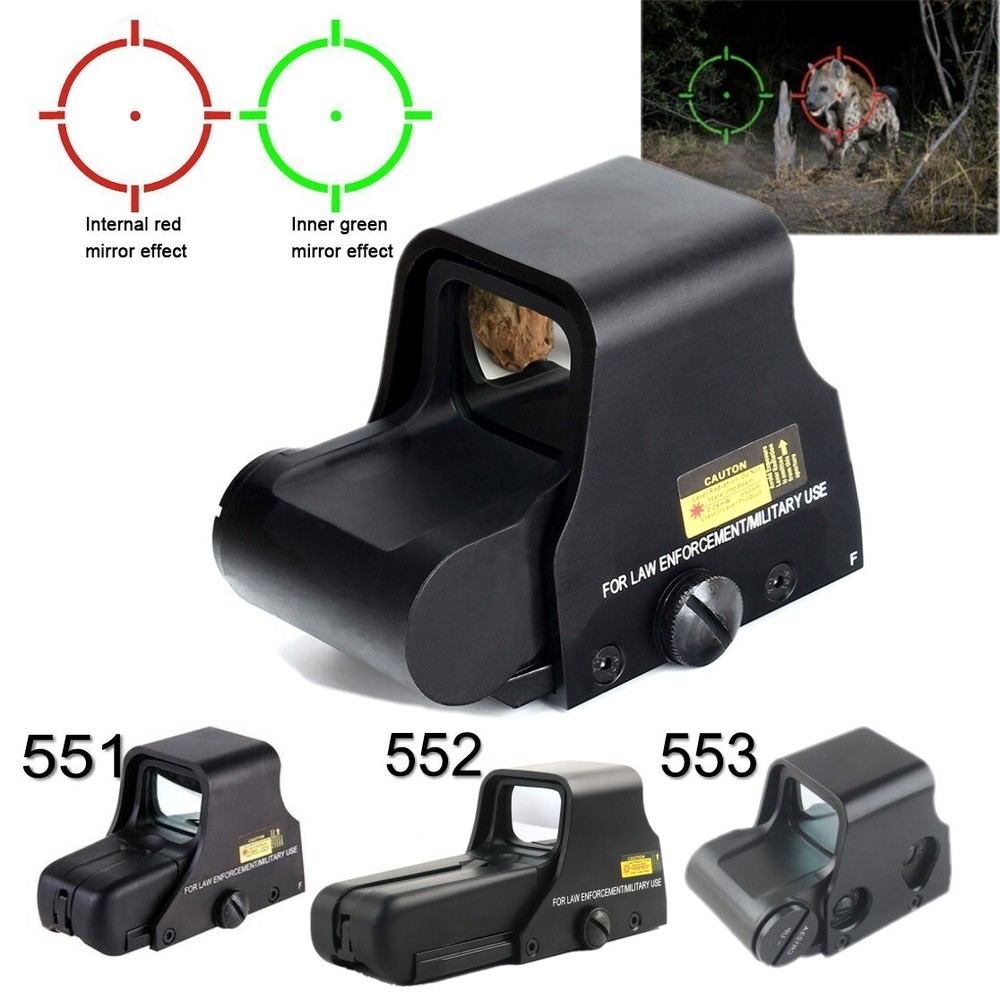 Tactical Red Green Dot Holographic Sight Scope 551/552/553 Replica Airsoft Scope