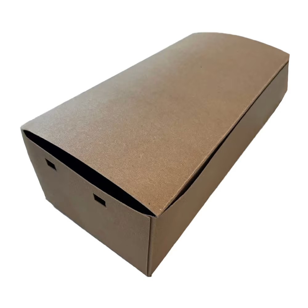 10 x 4-7/8 x 3.5 Plain Vented Catering Lunch Box - 100 per Case
