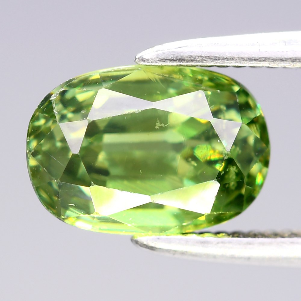 💎 1.51ct 7.3x5mm VS Oval Natural Green Demantoid Garnet - Namibia Gemstone